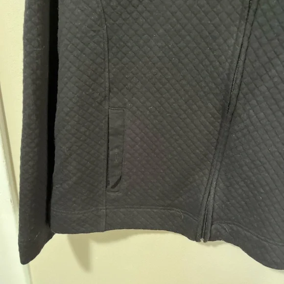 Croft and Barrow Black Quilted Look Jacket -XL - Picture 4 of 6